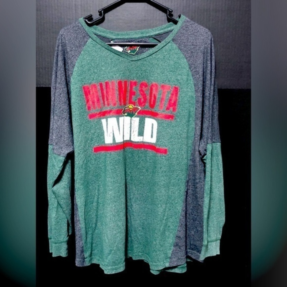 💫NHL MN Wild Hockey long sleeve T-shirt